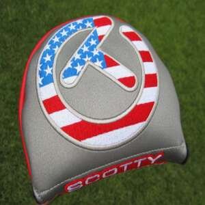 Scotty Cameron 2023 Tour Only Silver “USA” Industrial Circle T Mid Round Headcover